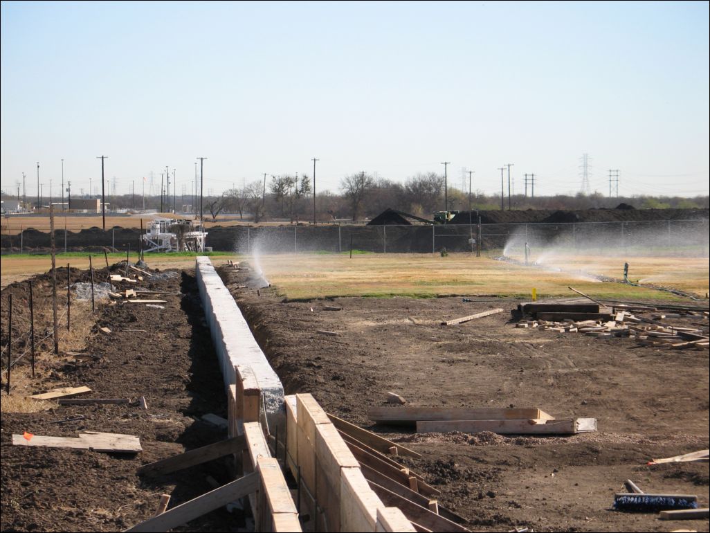 This slideshow contains images of various stages of construction of the concrete beam used for the drought simulator.